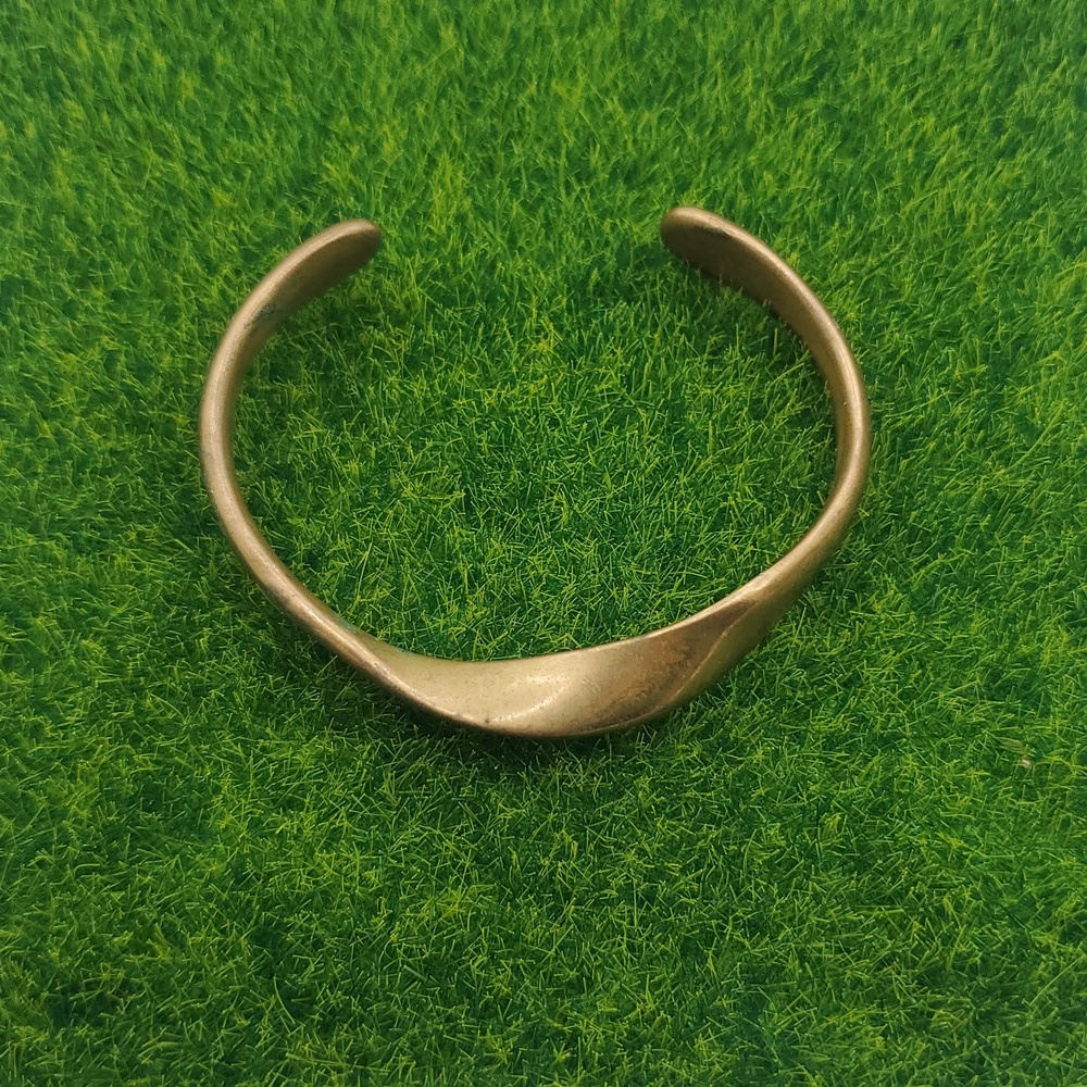 Bronze Solid Bracelet Cuff Antique Viking B3021